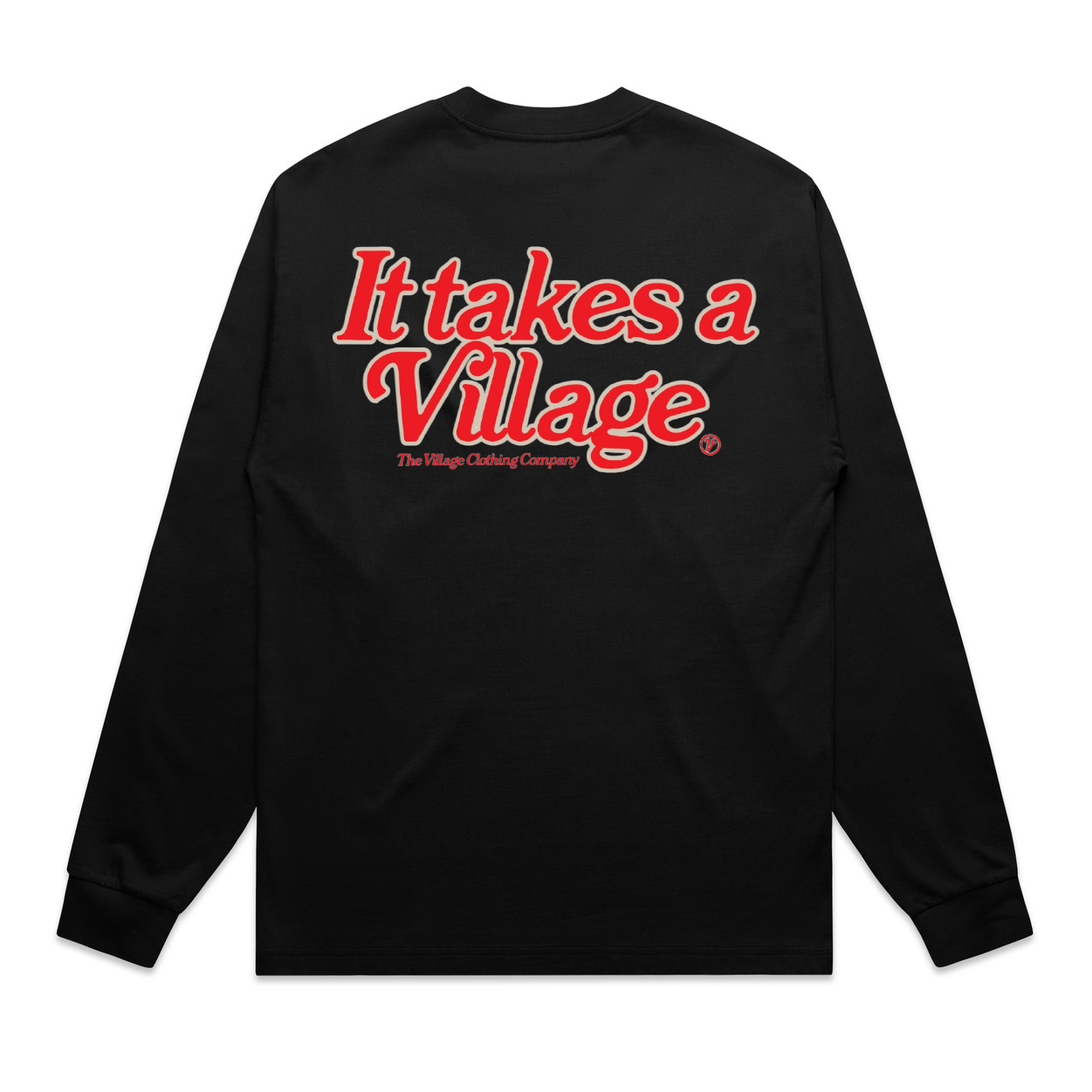 It Takes a Village L/S (Black)