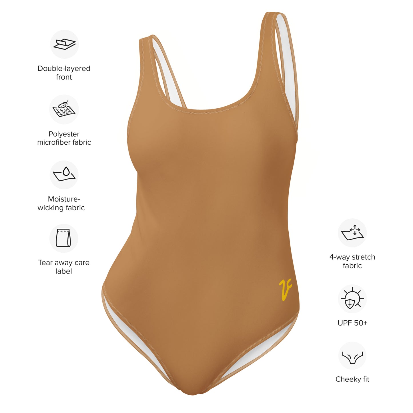 Sand Logo One-Piece Swimsuit