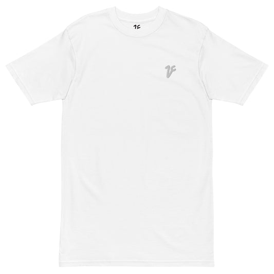 Monotone White Embroidered VC Logo Tee
