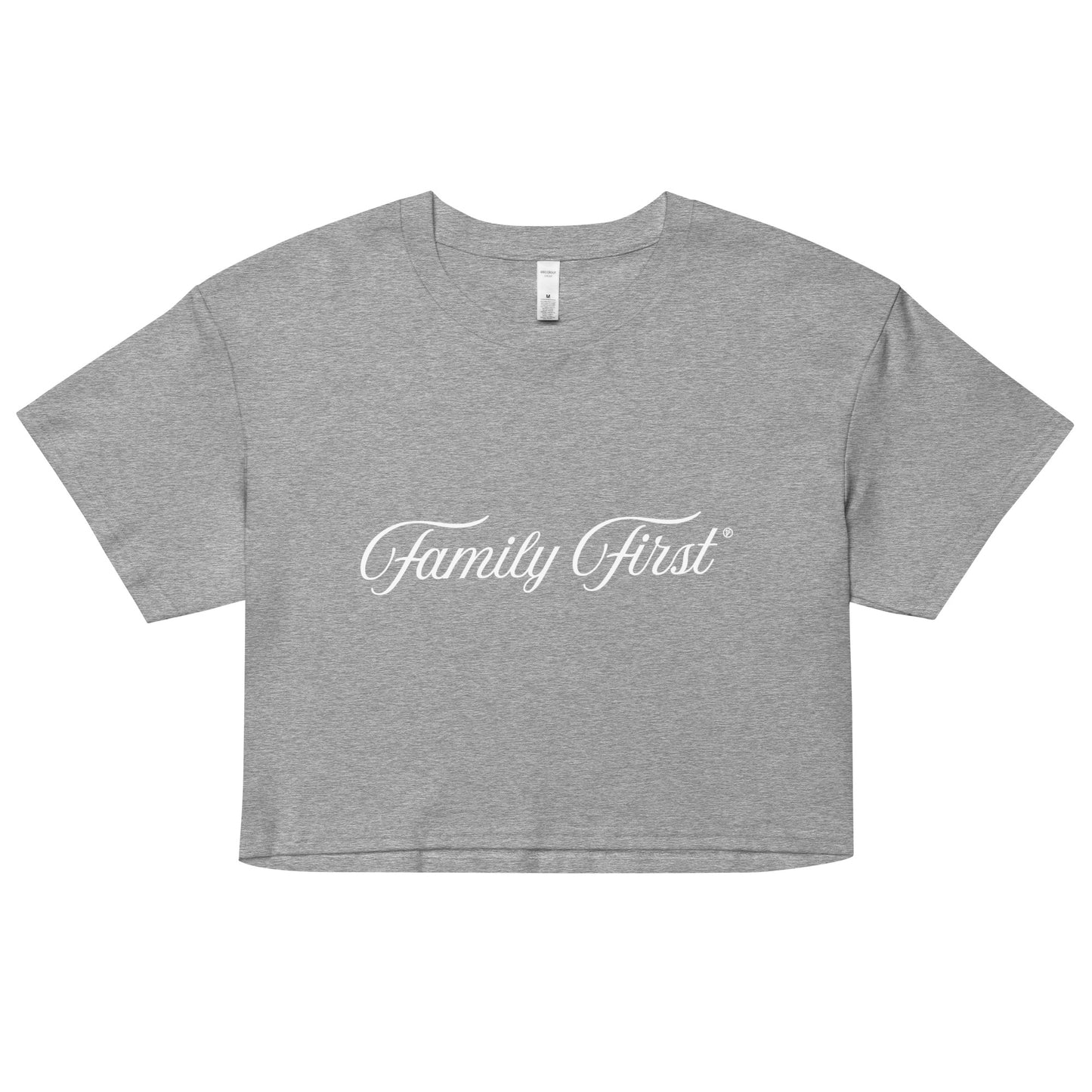 Women’s Family First Crop Tee