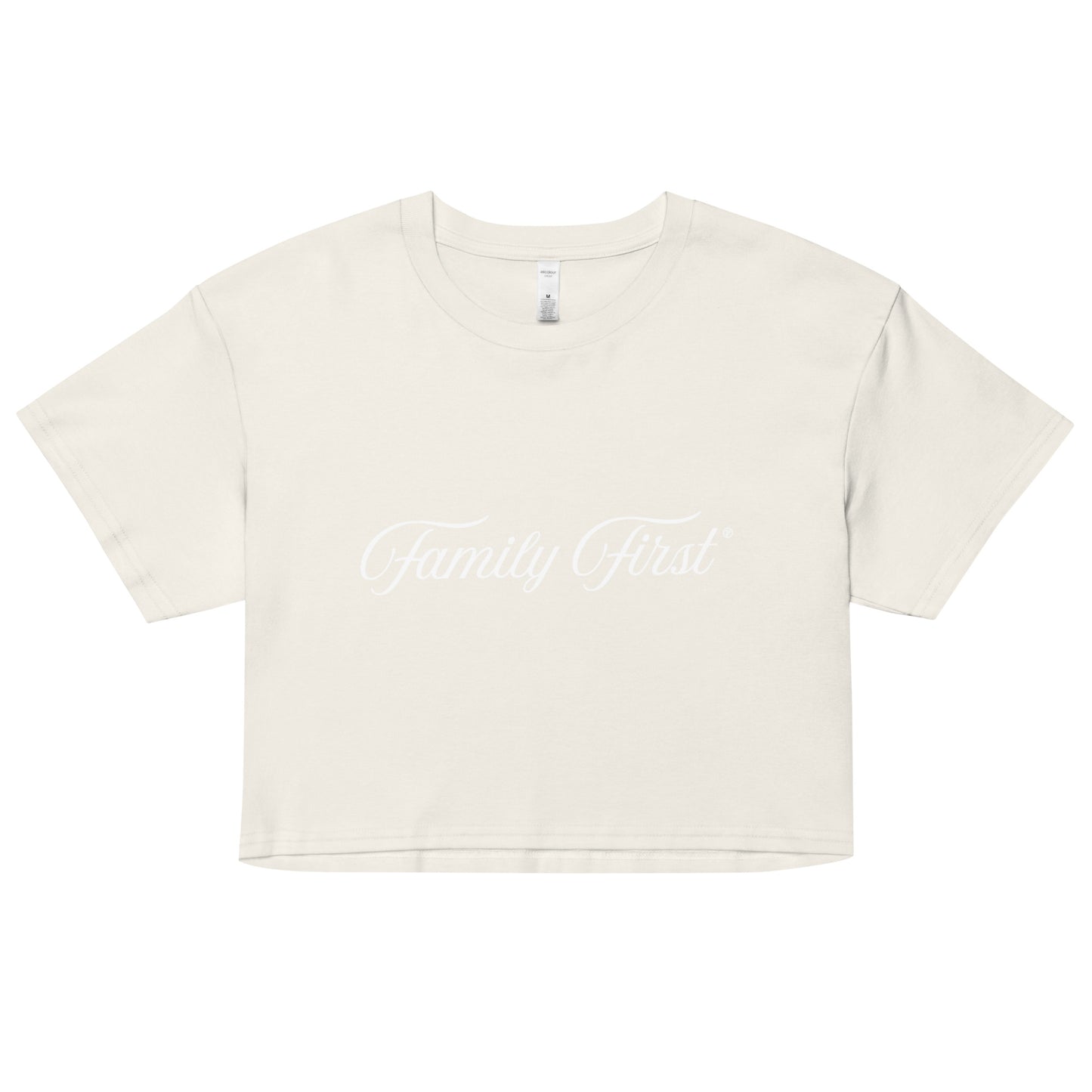 Women’s Family First Crop Tee