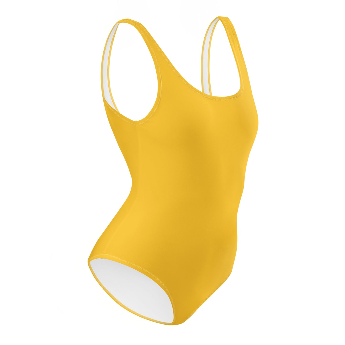 Canary Yellow One-Piece Swimsuit