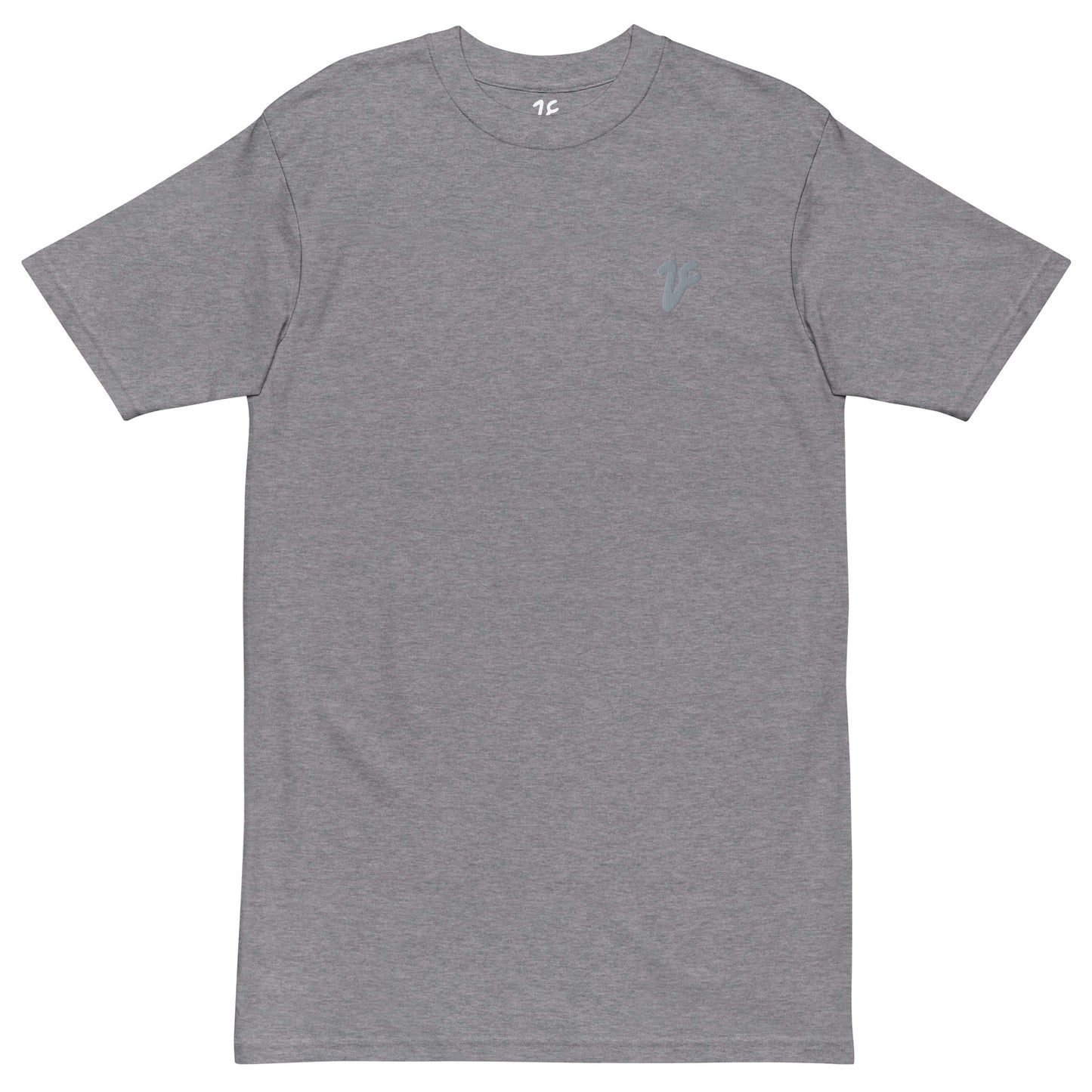 Monotone Grey Embroidered VC Logo Tee