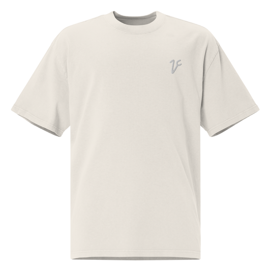 Monotone Embroidered VC Logo Tee (Bone)