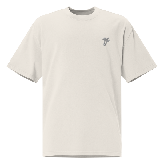 (Bone) Monotone Embroidered VC Logo Tee