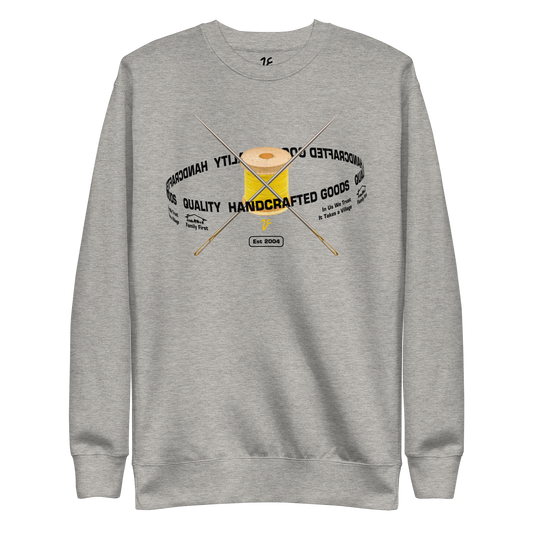 VC Cross-Needle Unisex Premium Sweatshirt