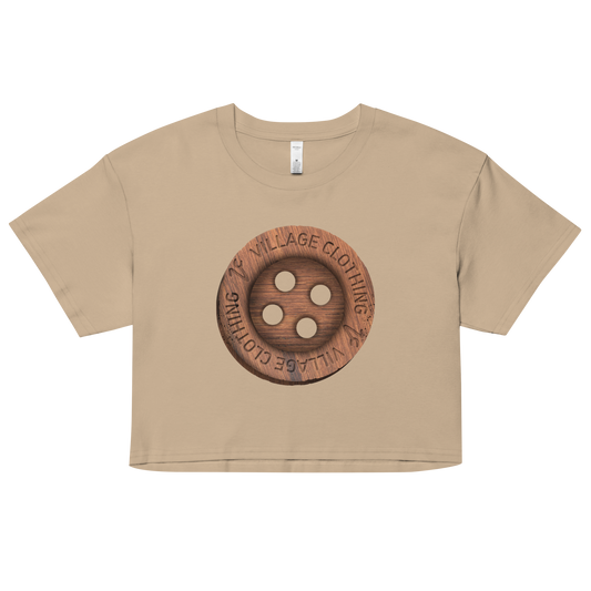 Women's Bae Button VC Crop Tee